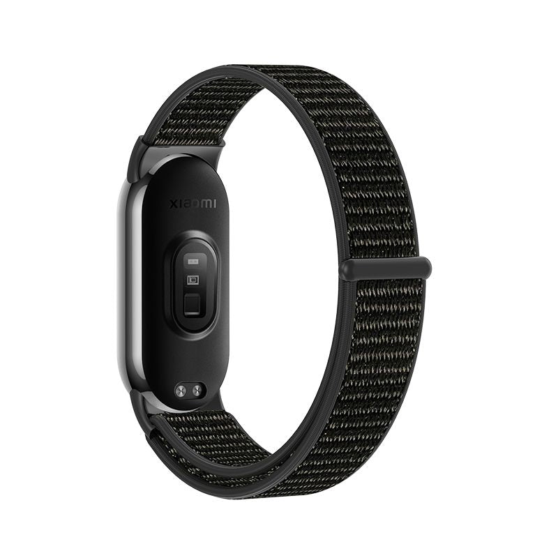 NYLONARMBAND FÜR XIAOMI MI BAND 8 / 9 / NFC HEYBAND NYLON SCHWARZ