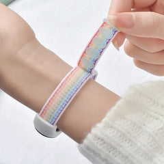 NYLONARMBAND FÜR XIAOMI MI BAND 8 / 9 / NFC HEYBAND NYLON SCHWARZ