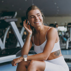 TECH-PROTECT NYLONMAG ARMBAND APPLE WATCH 6 / 7 / 8 / 9 / 10 / SE (40 / 41 / 42 MM) NATÜRLICHES TITAN