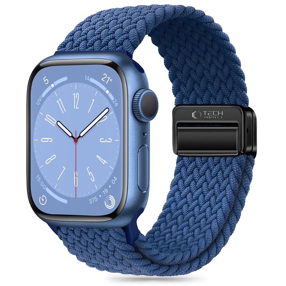 REMEN FÜR APPLE WATCH 6 / 7 / 8 / 9 / 10 / SE / ULTRA 1 / 2 (44 / 45 / 46 / 49 MM) MONTEGO BLAU