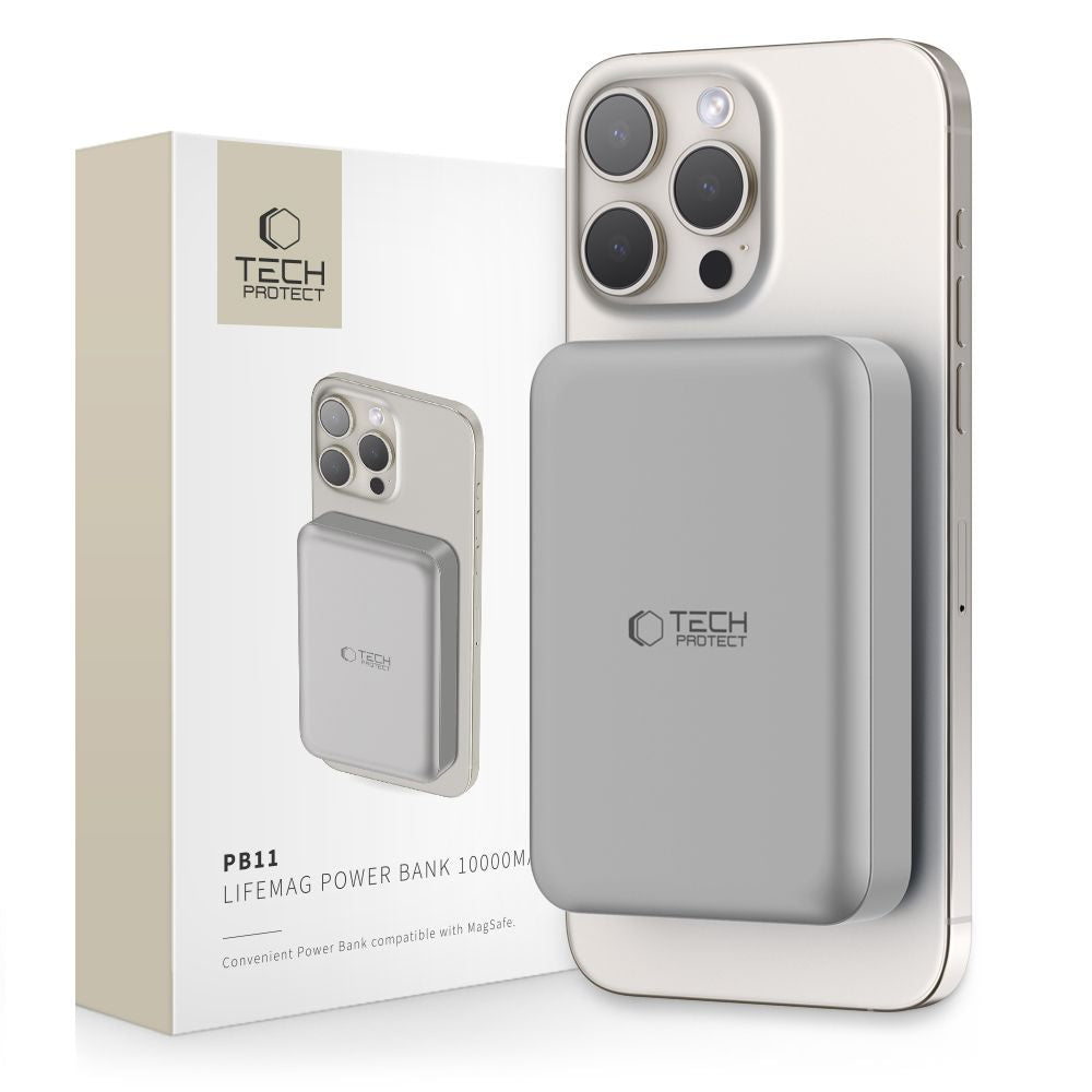 TECH-PROTECT PB11 LIFEMAG MAGSAFE POWERBANK 10000MAH TITAN