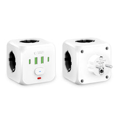 TECH-PROTECT PCL3X4 POWER SOCKET 2 USB & 2 TYPE-C & 3 STECKDOSE WEISS