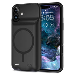 HÜLLE FÜR IPHONE 16 TECH-PROTECT POWERCASE MAGSAFE 7000MAH SCHWARZ