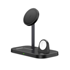DRAHTLOSES LADGERÄT 3IN1 TECH-PROTECT QI15W-A22 MAGNETISCHER MAGSAFE WIRELESS CHARGER SCHWARZ