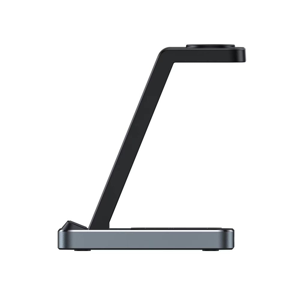 DRAHTLOSES LADEN 3IN1 QI15W-A26 WIRELESS CHARGER SCHWARZ