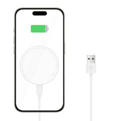 DRAHTLOSES LADGERÄT TECH-PROTECT QI15W-A33 MAGNETISCHER MAGSAFE WIRELESS CHARGER WEISS