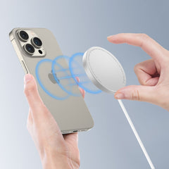 DRAHTLOSES LADEGERÄT TECH-PROTECT QI15W-A34 MAGNETISCHER MAGSAFE WIRELESS CHARGER WEISS