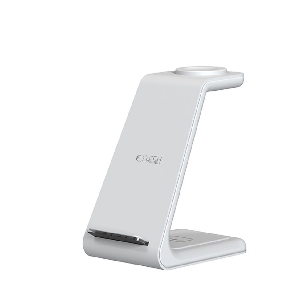 TECH-PROTECT QI15W-A36 3IN1 WIRELESS LADEN FÜR APPLE WEISS