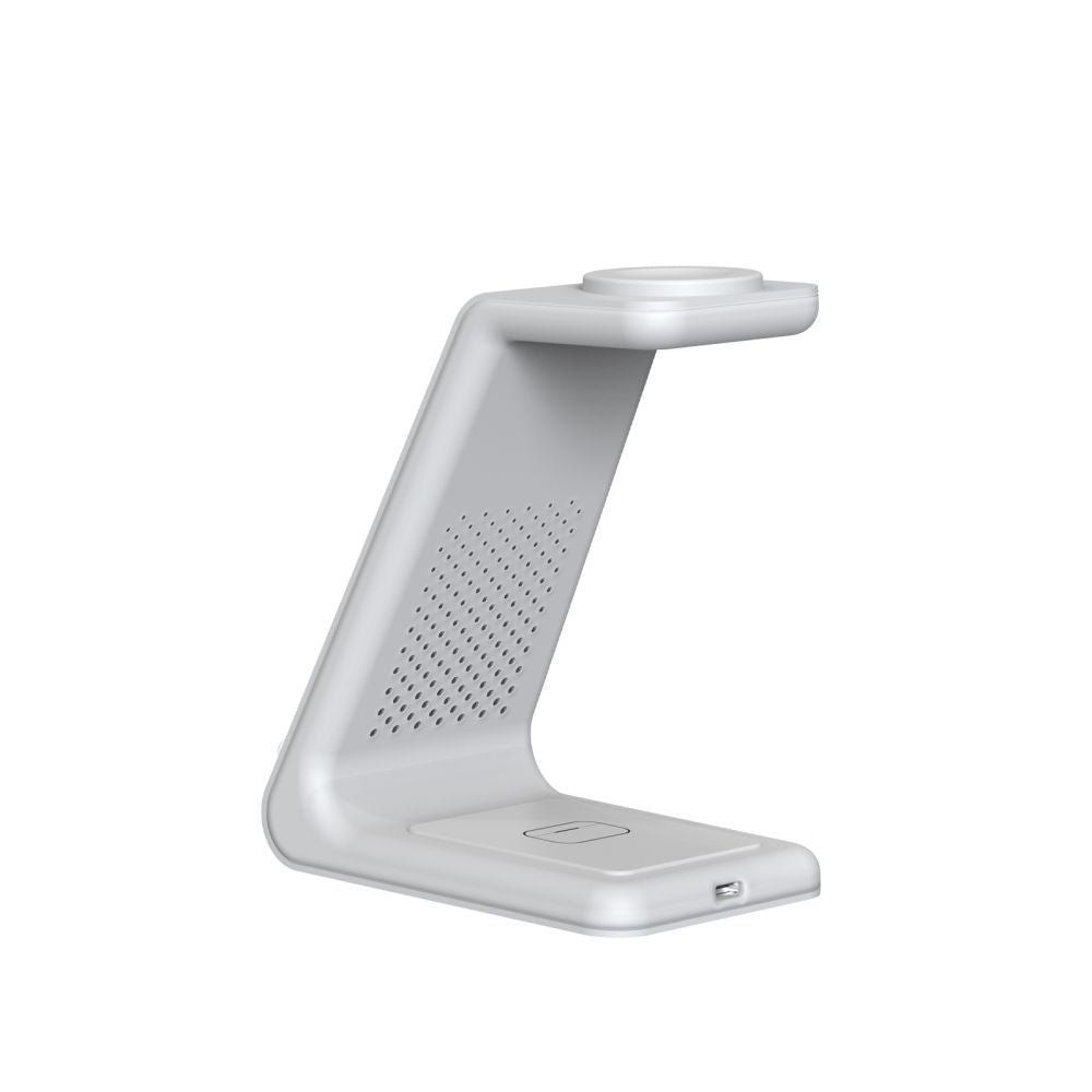 TECH-PROTECT QI15W-A36 3IN1 WIRELESS LADEN FÜR APPLE WEISS