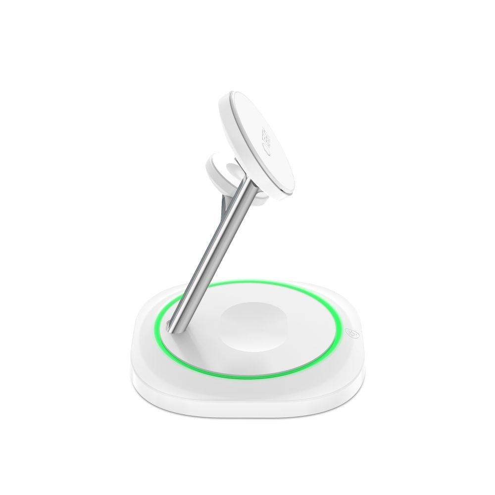 TECH-PROTECT QI15W-A46 3IN1 MAGNETISCHER MAGSAFE WIRELESS LADEN WEISS
