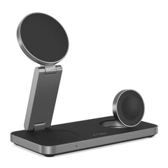 TECH-PROTECT QI15W-A47 3IN1 MAGNETISCHER MAGSAFE WIRELESS LADEGERÄT SCHWARZ