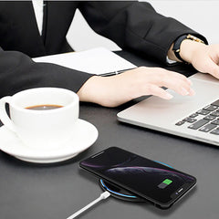 DRAHTLOSES LADGERÄT TECH-PROTECT QI15W-C1 WIRELESS CHARGER 15W WEISS