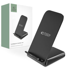 DRAHTLOSES LADGERÄT TECH-PROTECT QI15W-S2 WIRELESS CHARGER 15W SCHWARZ