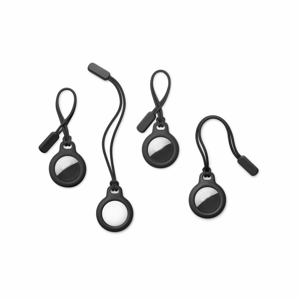 VERPACKUNG TECH-PROTECT ROUGH KETTE 2-PAKET APFEL AIRTAG SCHWARZ