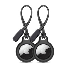 VERPACKUNG TECH-PROTECT ROUGH KETTE 2-PAKET APFEL AIRTAG SCHWARZ