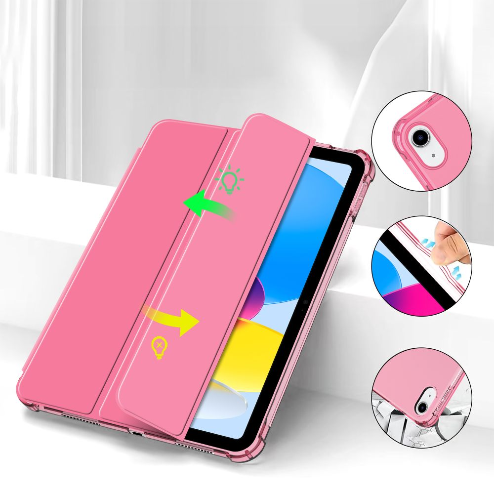TECH-PROTECT SC PEN HYBRID IPAD 10,9” 10 / 2022 / 11” 11 / 2025 CRYSTAL MAGENTA HÜLLE