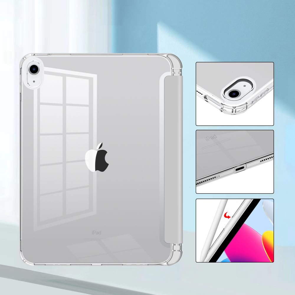 HÜLLE / COVER FÜR IPAD 10,9” 10 / 2022 / 11” 11 / 2025 TECH-PROTECT SC PEN HYBRID GRAU