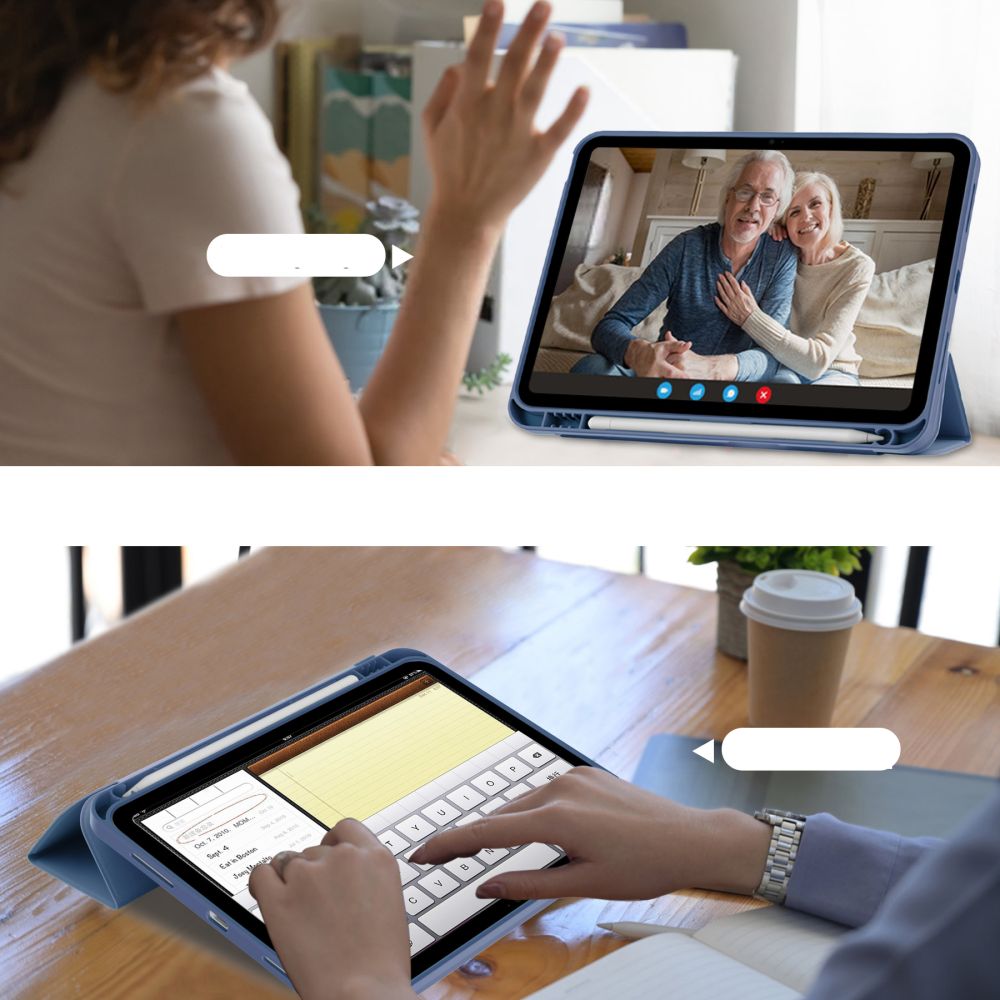 SCHUTZHÜLLE / HÜLLE FÜR IPAD 10,9” 10 / 2022 / 11” 11 / 2025 TECH-PROTECT SC PEN BLAU