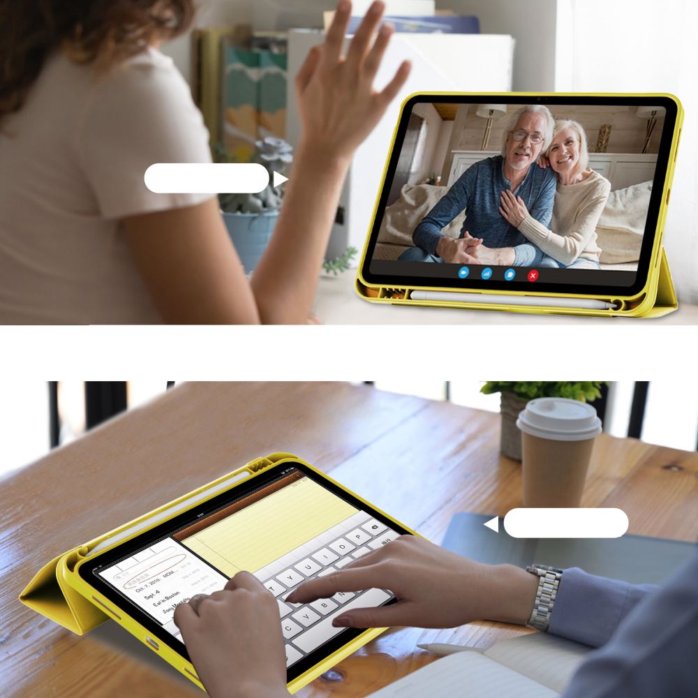 SCHUTZHÜLLE / HÜLLE FÜR IPAD 10,9” 10 / 2022 / 11” 11 / 2025 TECH-PROTECT SC STIFT GELB