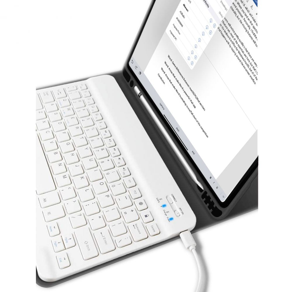 TASCHE MIT TASTATUR FÜR IPAD 10.2 7 / 8 / 9 / 2019-2021 TECH-PROTECT SC PEN SCHWARZ