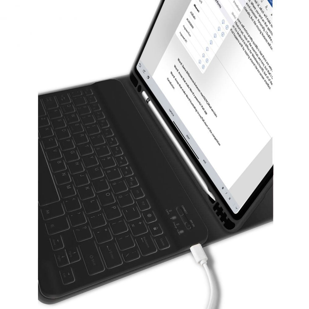 TASCHE MIT TASTATUR FÜR IPAD 10,9” 10 / 2022 / 11” 11 / 2025 TECH-PROTECT SC PEN SCHWARZ