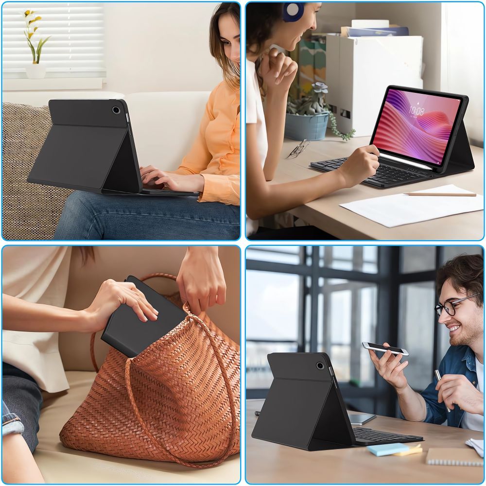 TECH-PROTECT SC PEN + TASTATUR HÜLLE LENOVO TAB 10.1 TB-311 SCHWARZ
