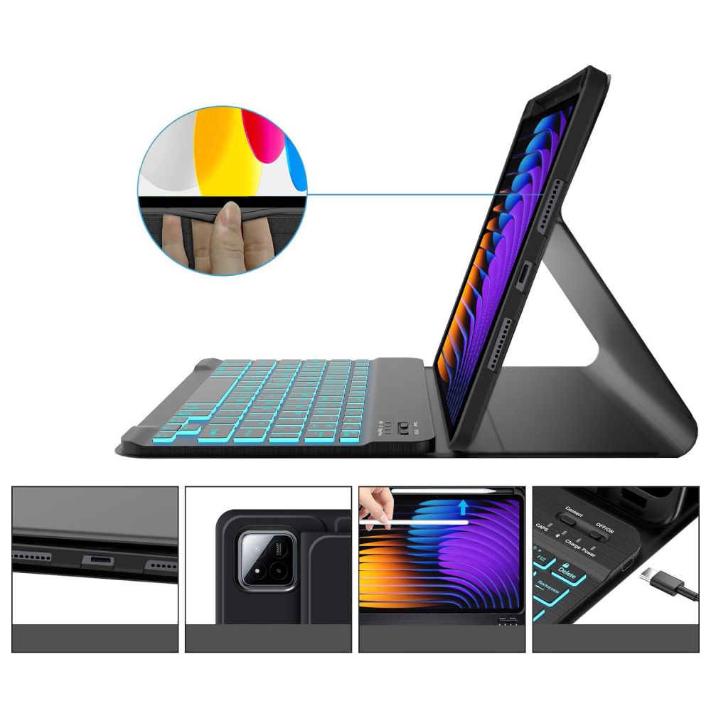 TECH-PROTECT SC PEN + TASTATUR XIAOMI PAD 7 / 7 PRO SCHWARZ