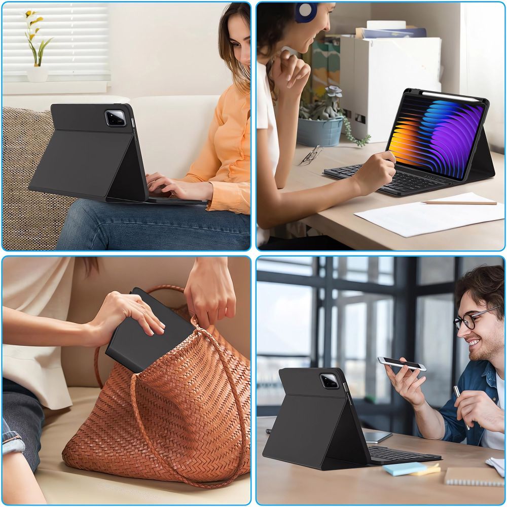 TECH-PROTECT SC PEN + TASTATUR XIAOMI PAD 7 / 7 PRO SCHWARZ