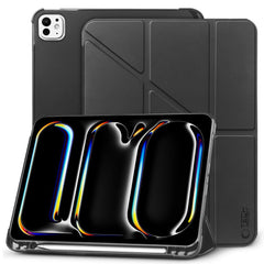 HÜLLE / COVER FÜR IPAD PRO 13 7 / 2024 TECH-PROTECT SC PEN ORIGAMI SCHWARZ