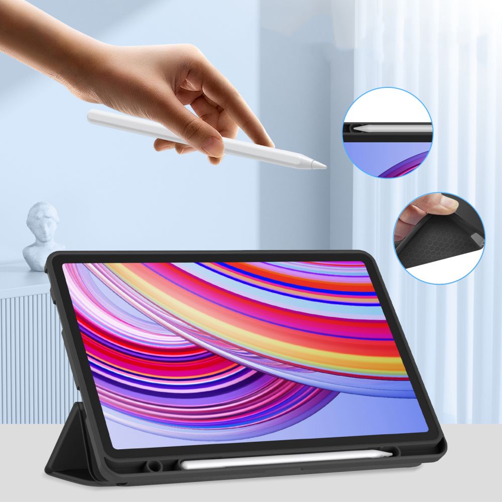 HÜLLE / COVER FÜR XIAOMI REDMI PAD PRO 12.1 TECH-PROTECT SC PEN SCHWARZ