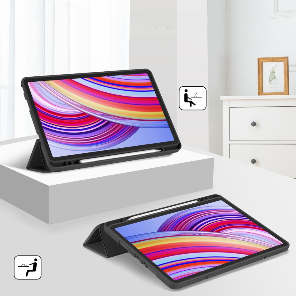 HÜLLE / COVER FÜR XIAOMI REDMI PAD PRO 12.1 TECH-PROTECT SC PEN SCHWARZ