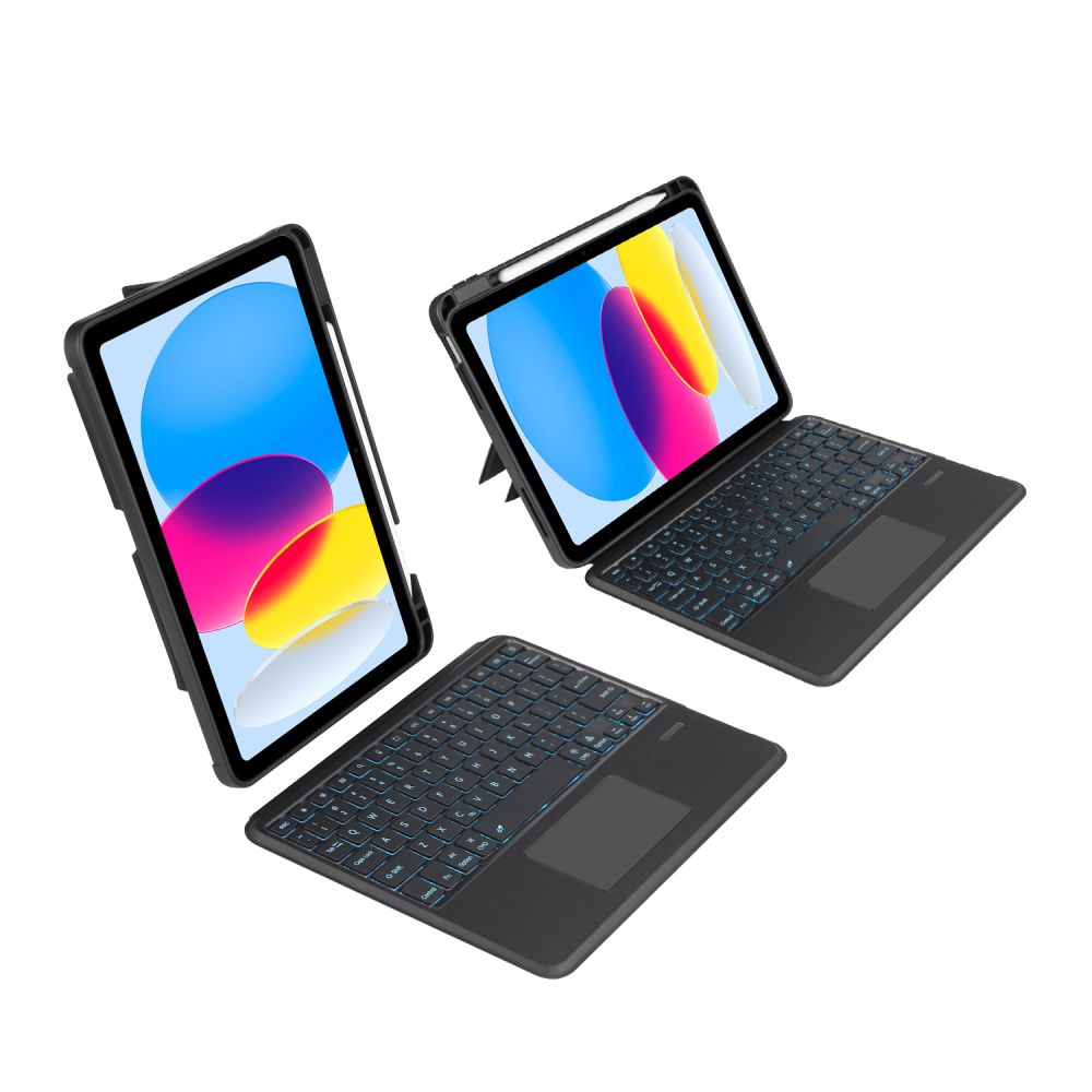 TASCHE MIT TASTATUR FÜR IPAD 10,9” 10 / 2022 / 11” 11 / 2025 TECH-PROTECT SCMAG PEN SCHWARZ