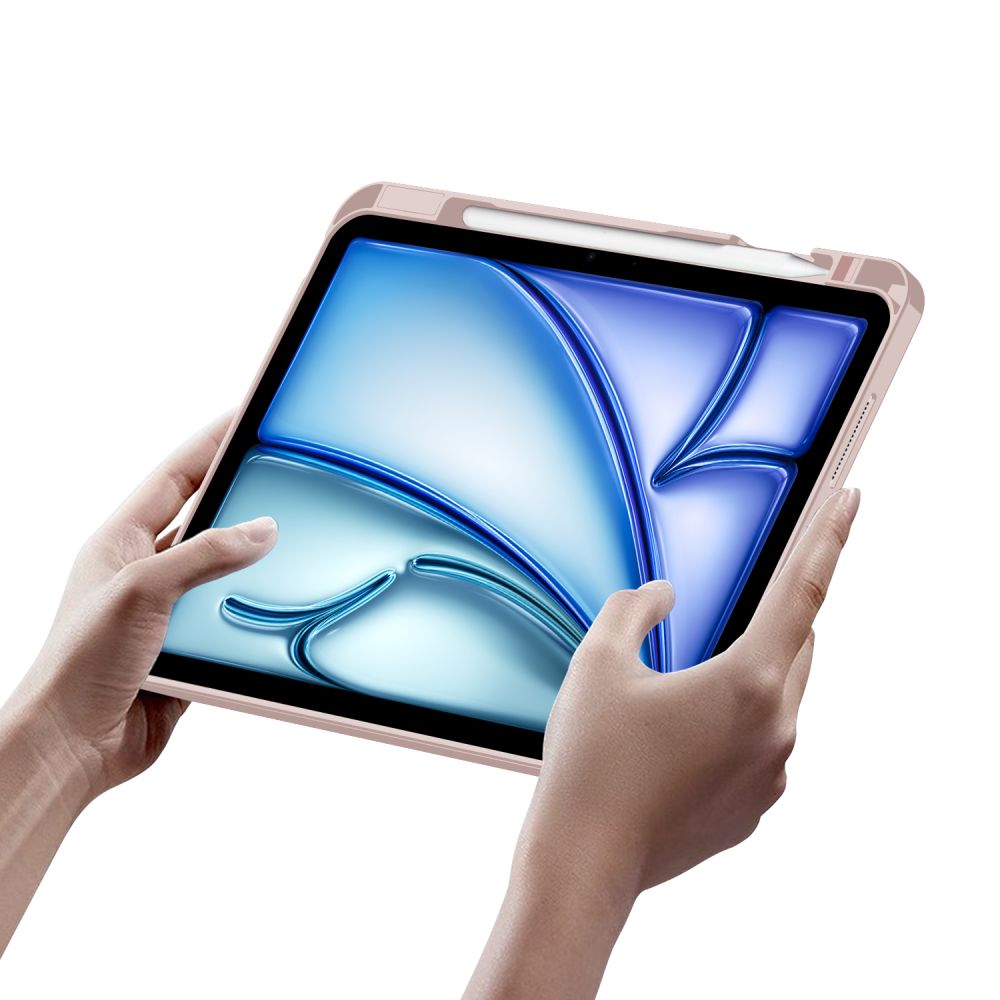 TASCHE MIT TASTATUR FÜR IPAD AIR 10.9 4 / 5 / 2020-2022 / 11 6 / 2024 TECH-PROTECT SCMAG PEN ROSA