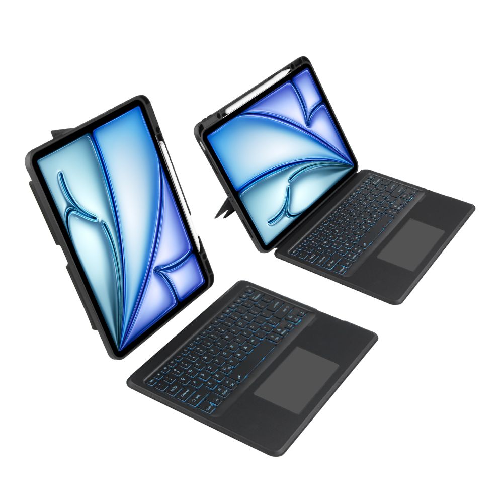 TASCHE MIT TASTATUR FÜR IPAD AIR 13 2024 TECH-PROTECT SCMAG PEN SCHWARZ