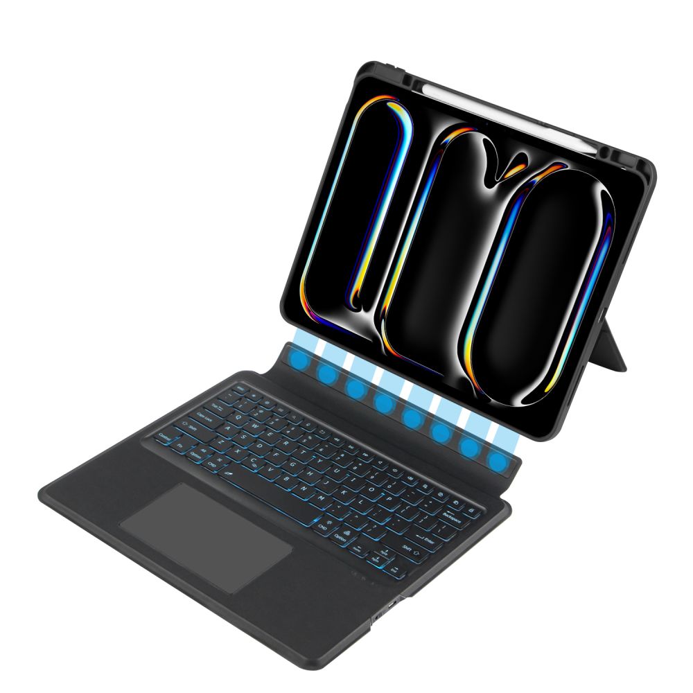 TASCHE MIT TASTATUR FÜR IPAD PRO 13 7 / 2024 TECH-PROTECT SCMAG PEN SCHWARZ