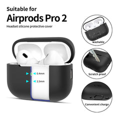 TECH-PROTECT SILIKONHÜLLE FÜR APPLE AIRPODS PRO 1 / 2 SCHWARZ
