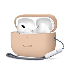PUZDRO TECH-PROTECT SILIKON APPLE AIRPODS PRO 1 / 2 CAFFE LATTE