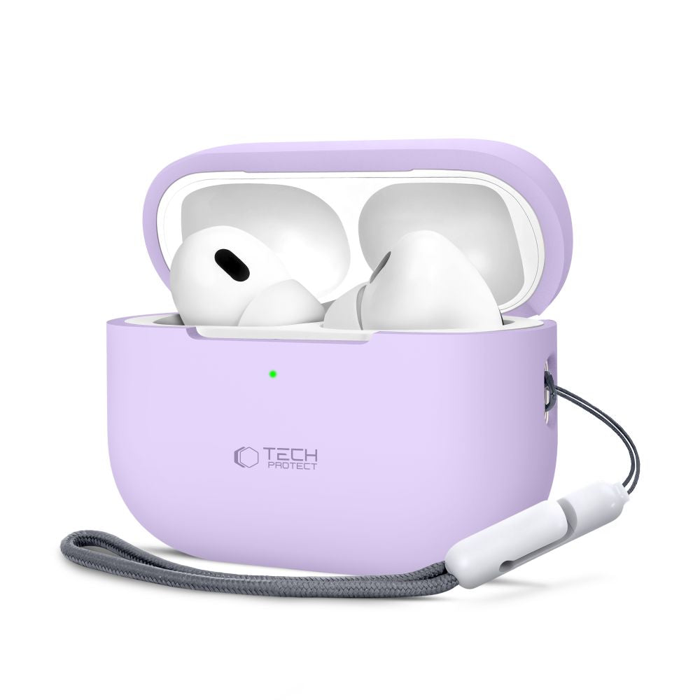 TECH-PROTECT SILIKONHÜLLE FÜR APPLE AIRPODS PRO 1 / 2 LAVENDEL