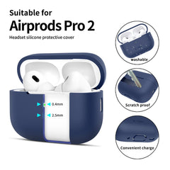 TECH-PROTECT SILIKONHÜLLE FÜR APPLE AIRPODS PRO 1 / 2 NAVY BLAU