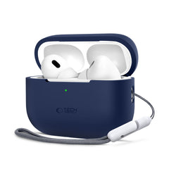 TECH-PROTECT SILIKONHÜLLE FÜR APPLE AIRPODS PRO 1 / 2 NAVY BLAU
