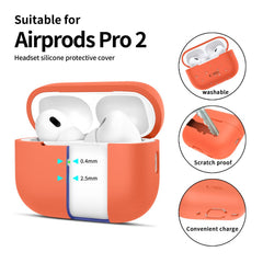 TECH-PROTECT SILIKONHÜLLE FÜR APPLE AIRPODS PRO 1 / 2 NEON-ORANGE