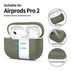 TECH-PROTECT SILIKONHÜLLE FÜR APPLE AIRPODS PRO 1 / 2 OLIVGRÜN