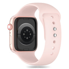 TECH-PROTECT SILIKON ARMBAAND FÜR APPLE WATCH 6 / 7 / 8 / 9 / 10 / SE (40 / 41 / 42 MM) HELLROSA