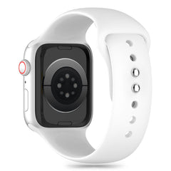 TECH-PROTECT SILIKON ARMBAAND FÜR APPLE WATCH 6 / 7 / 8 / 9 / 10 / SE (40 / 41 / 42 MM) WEISS
