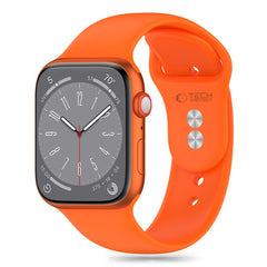REMEN DOOP SILIKON APPLE WATCH 6 / 7 / 8 / 9 / 10 / SE / ULTRA 1 / 2 (44 / 45 / 46 / 49 MM) HELLORANGE