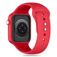REMENDE DOOP SILIKON APPLE WATCH 6 / 7 / 8 / 9 / 10 / SE / ULTRA 1 / 2 (44 / 45 / 46 / 49 MM) ROT