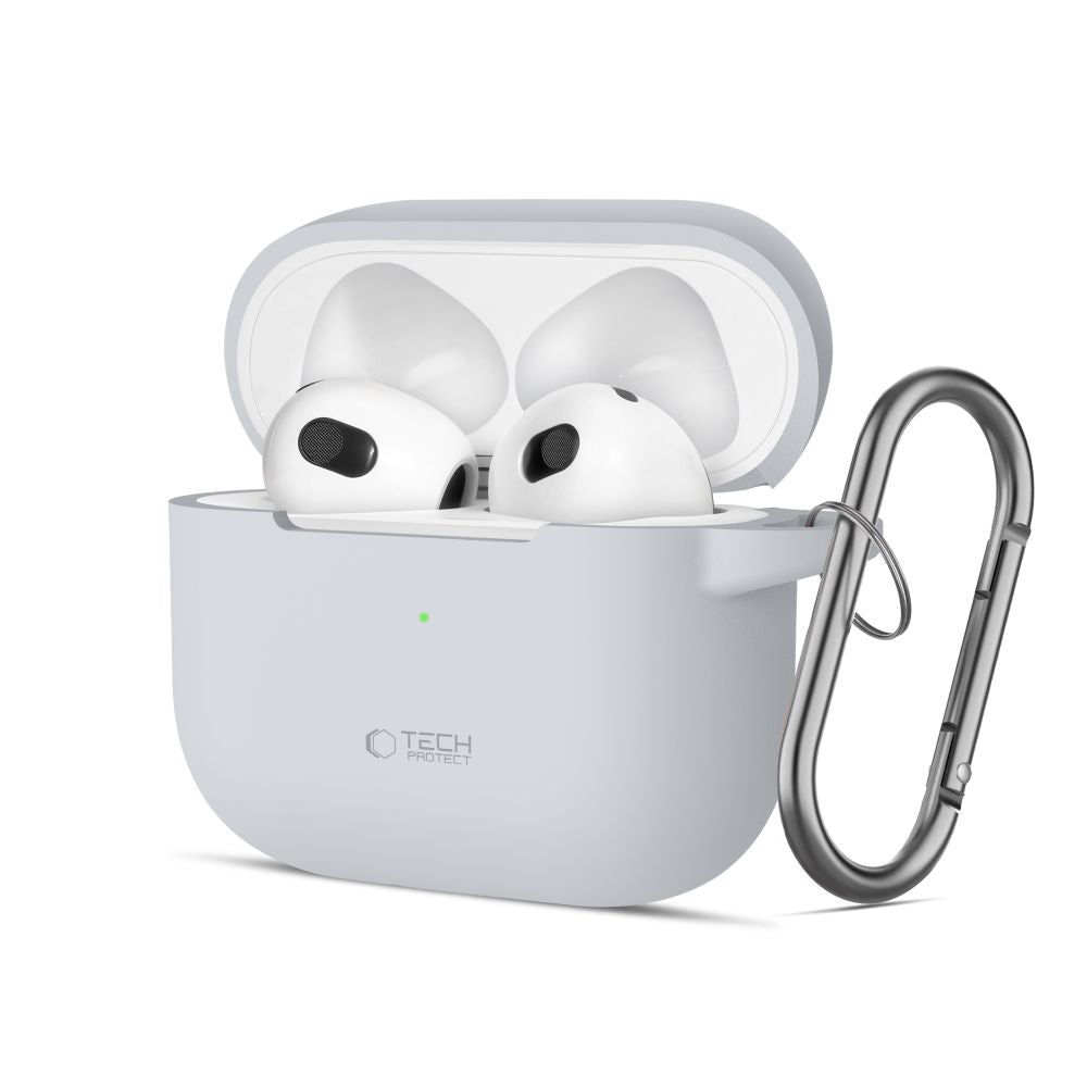 TECH-PROTECT SILIKONHÜLLE FÜR APPLE AIRPODS 3 CRAYON GRAU