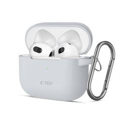 TECH-PROTECT SILIKONHÜLLE FÜR APPLE AIRPODS 3 CRAYON GRAU