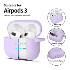 TECH-PROTECT SILIKONHÜLLE FÜR APPLE AIRPODS 3 LAVENDEL