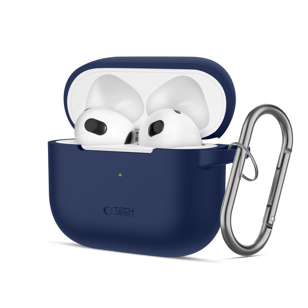 TECH-PROTECT SILIKONHÜLLE FÜR APPLE AIRPODS 3 NAVY BLAU